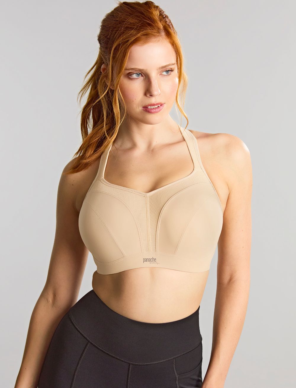 Panache Power Wired Sports Bra Latte