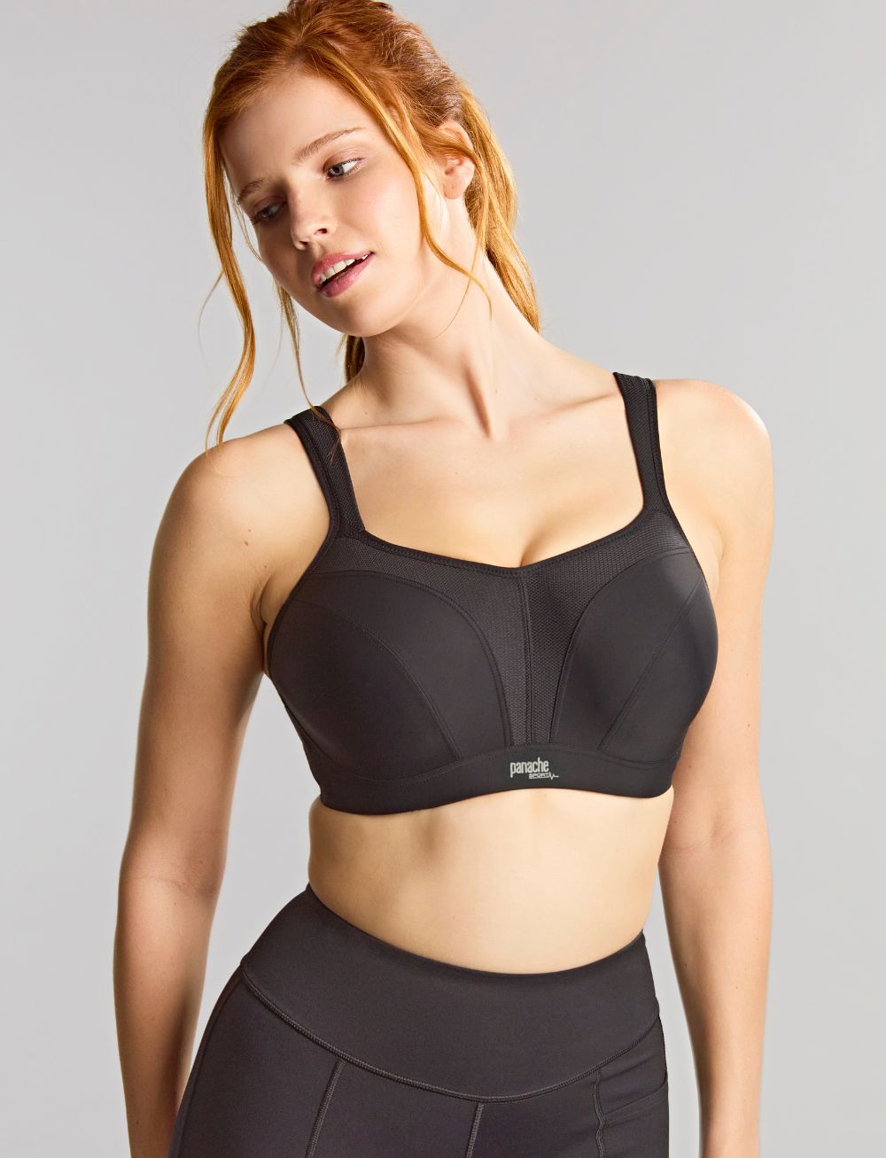 Panache Power Wired Sports Bra Black