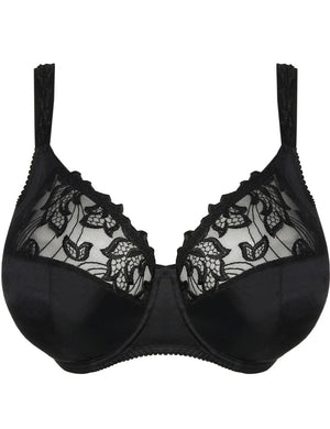 Prima Donna Bra - Luxe Prima Donna Deauville Full Cup Plain Bra Black