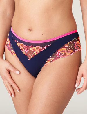 Prima Donna Lingerie - Bottom - Thong Prima Donna Devdaha Luxury Thong Velvet Blue