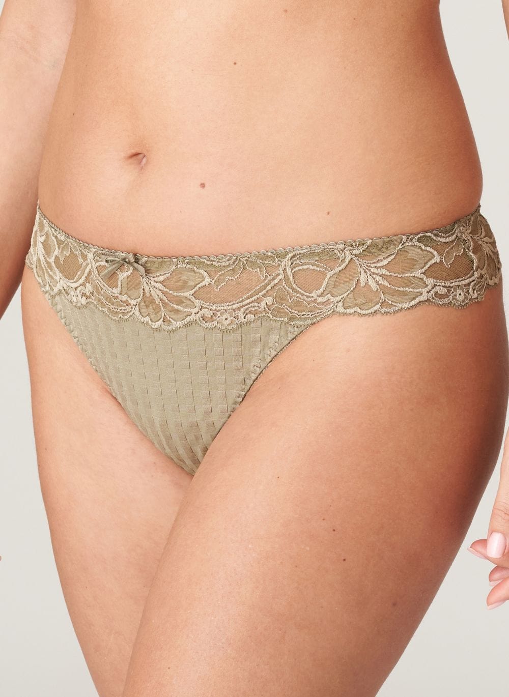 Prima Donna Lingerie - Bottom - Thong Prima Donna Madison Thong Golden Olive