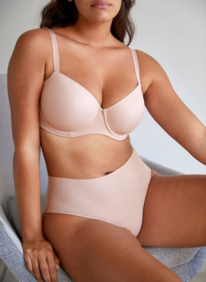 Prima Donna Lingerie - Moulded - Seamless Prima Donna Figuras Padded Balcony Bra Powder Rose