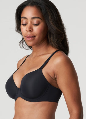 Prima Donna Lingerie - Moulded - Seamless Prima Donna Figuras Spacer Plunge Bra Charcoal
