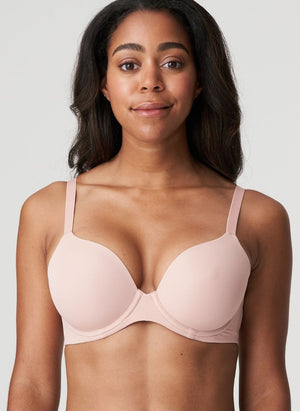Prima Donna Lingerie - Moulded - Seamless Prima Donna Figuras Spacer Plunge Bra Powder Rose