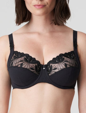 Prima Donna Lingerie - Non-Moulded Prima Donna Orlando Full Cup Bra Charcoal