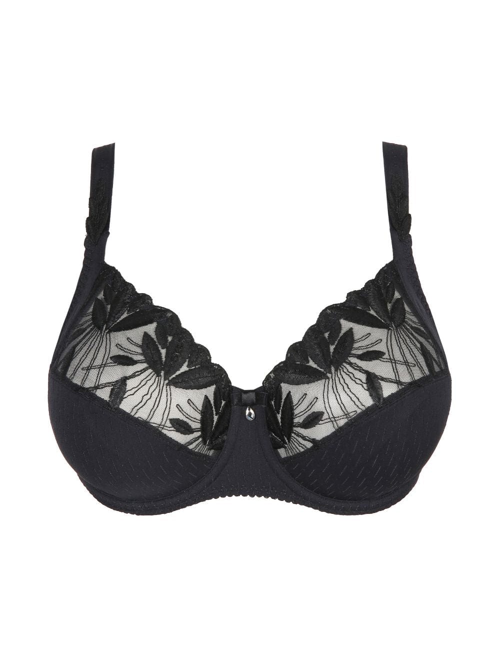 Prima Donna Lingerie - Non-Moulded Prima Donna Orlando Full Cup Bra Charcoal