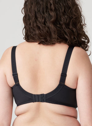 Prima Donna Lingerie - Non-Moulded Prima Donna Orlando Plain Full Cup Bra Charcoal
