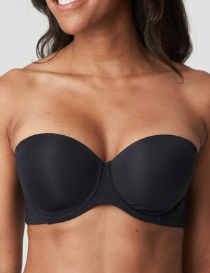 Prima Donna Strapless Prima Donna Figuras Padded Strapless Bra Charcoal