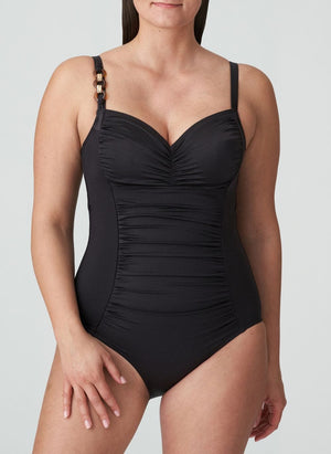 Prima Donna Swimwear - Swimsuit Prima Donna Barrani Full Cup Control Swimsuit Roasted Coffee