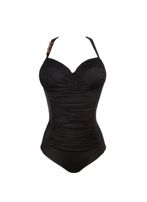 Prima Donna Swimwear - Swimsuit Prima Donna Barrani Full Cup Control Swimsuit Roasted Coffee