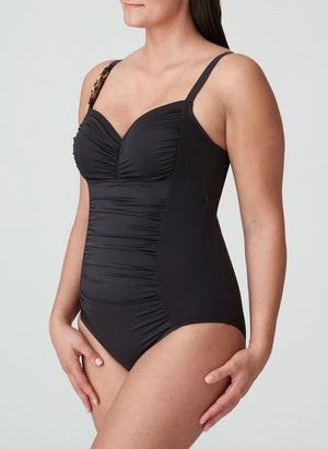 Prima Donna Swimwear - Swimsuit Prima Donna Barrani Full Cup Control Swimsuit Roasted Coffee