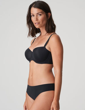 Prima Donna T-Shirt Bra - Moulded Prima Donna Figuras Padded Balcony Bra Charcoal