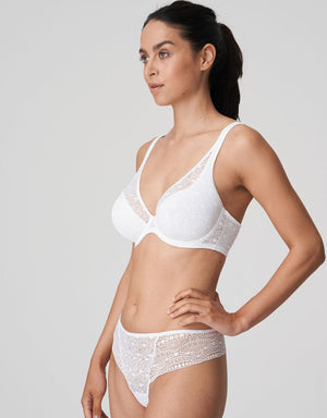 Prima Donna Twist Bra - Luxe Prima Donna Twist Epirus Triangle Bra White