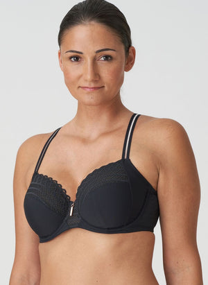 Prima Donna Twist Lingerie - Non-Moulded Prima Donna Twist East End Full Cup Bra Charcoal