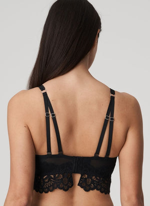 Prima Donna Twist Lingerie - Non-Moulded Prima Donna Twist First Night Triangle Bralette Black