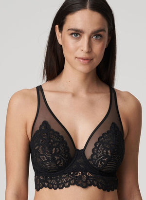 Prima Donna Twist Lingerie - Non-Moulded Prima Donna Twist First Night Triangle Bralette Black