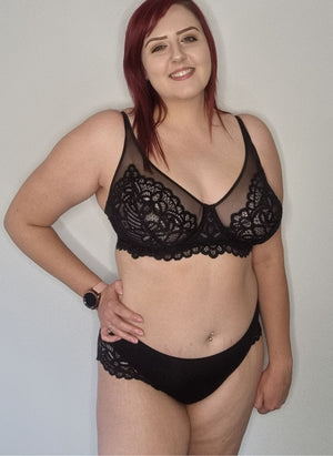 Prima Donna Twist Lingerie - Non-Moulded Prima Donna Twist First Night Triangle Bralette Black