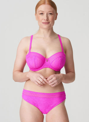 Prima Donna Twist Lingerie - Non-Moulded Prima Donna Twist Palermo Vertical Seam Balcony Bra Cactus Flower