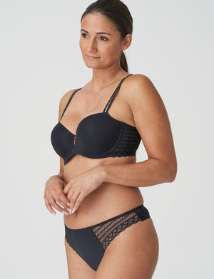 Prima Donna Twist T-Shirt Bra - Moulded Prima Donna Twist East End Padded Balcony Bra Charcoal