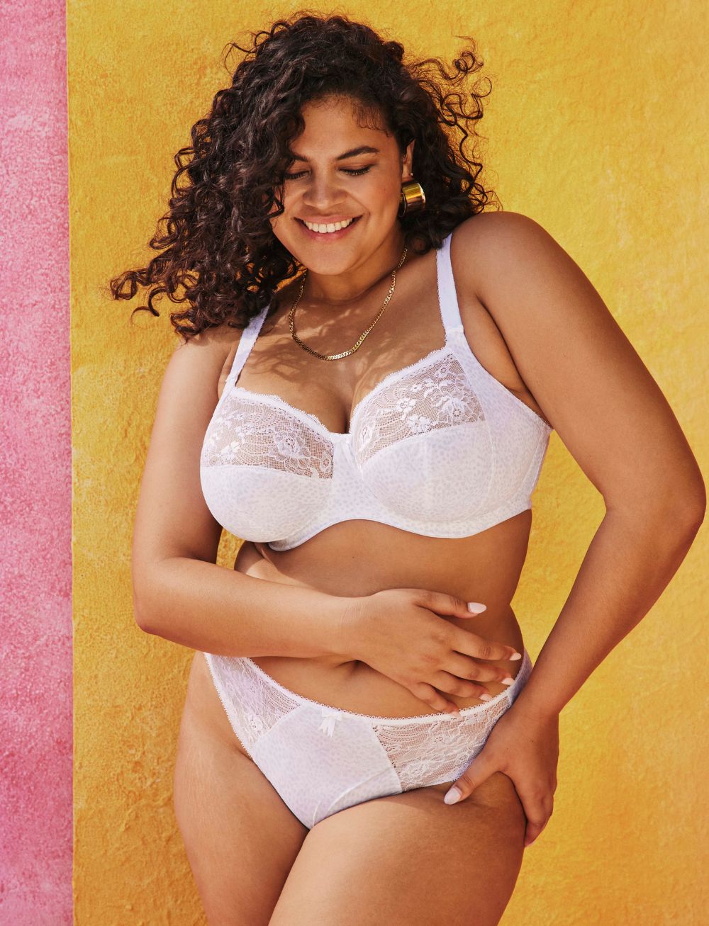 Elomi Morgan UW Bra Print White
