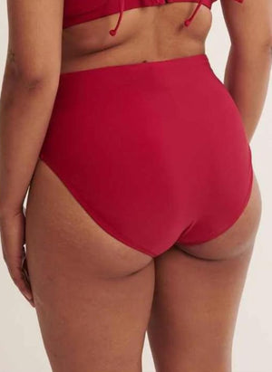 RAQ Swimwear - Bottom RAQ High Waist Full Brief Lipstick