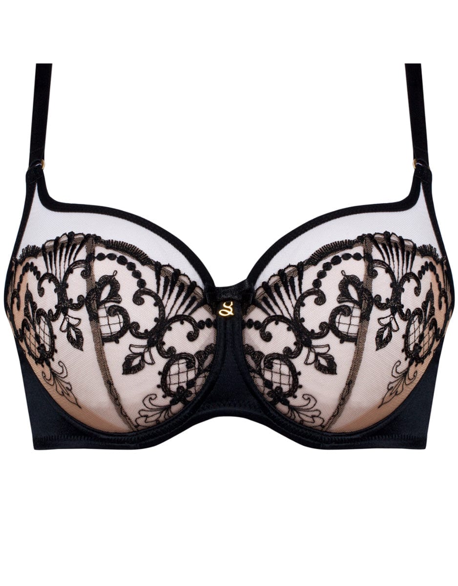 Samanta Bra - Basics Samanta Perla Soft High Apex Bra Black
