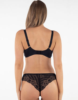 Samanta Bra - Basics Samanta Rosalia Soft Balconette Bra Black