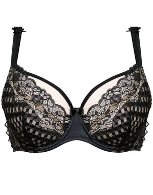 Samanta Bra - Basics Samanta Rosalia Soft Balconette Bra Black