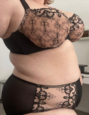 Samanta Bra - Luxe Samanta Perla Soft Full Cup Bra Black