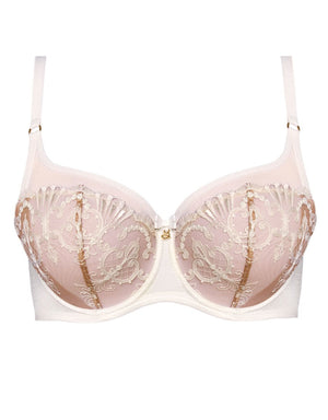 Samanta Bra - Luxe Samanta Perla Soft High Apex Bra Ivory