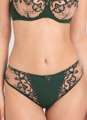 Samanta Lingerie - Bottom - Thong Samanta Perla Thong Malachite