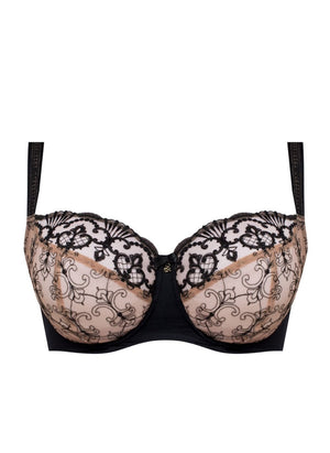 Samanta Lingerie - Non-Moulded Samanta Perla Soft Full Cup Bra Black