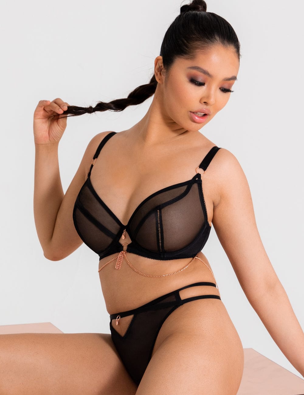 Scantilly Bra - Basics Scantilly Unchained Plunge Bra Black
