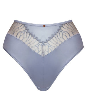 Scantilly Lingerie - Brief Scantilly Fallen Angel High Waist Brief Silvery Blue