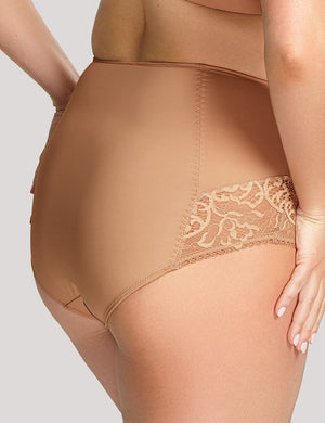 Sculptresse Lingerie - Bottom - Full Brief Sculptresse Estel High Waist Brief Honey