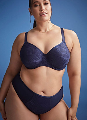 Sculptresse Lingerie - Non-Moulded - Seamless Sculptresse Illuminate Moulded Non Padded Bra French Navy
