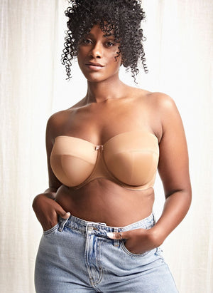Sculptresse Lingerie - Strapless Sculptresse Dana Strapless Bra Caramel