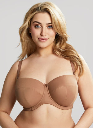 Sculptresse Lingerie - Strapless Sculptresse Dana Strapless Bra Caramel