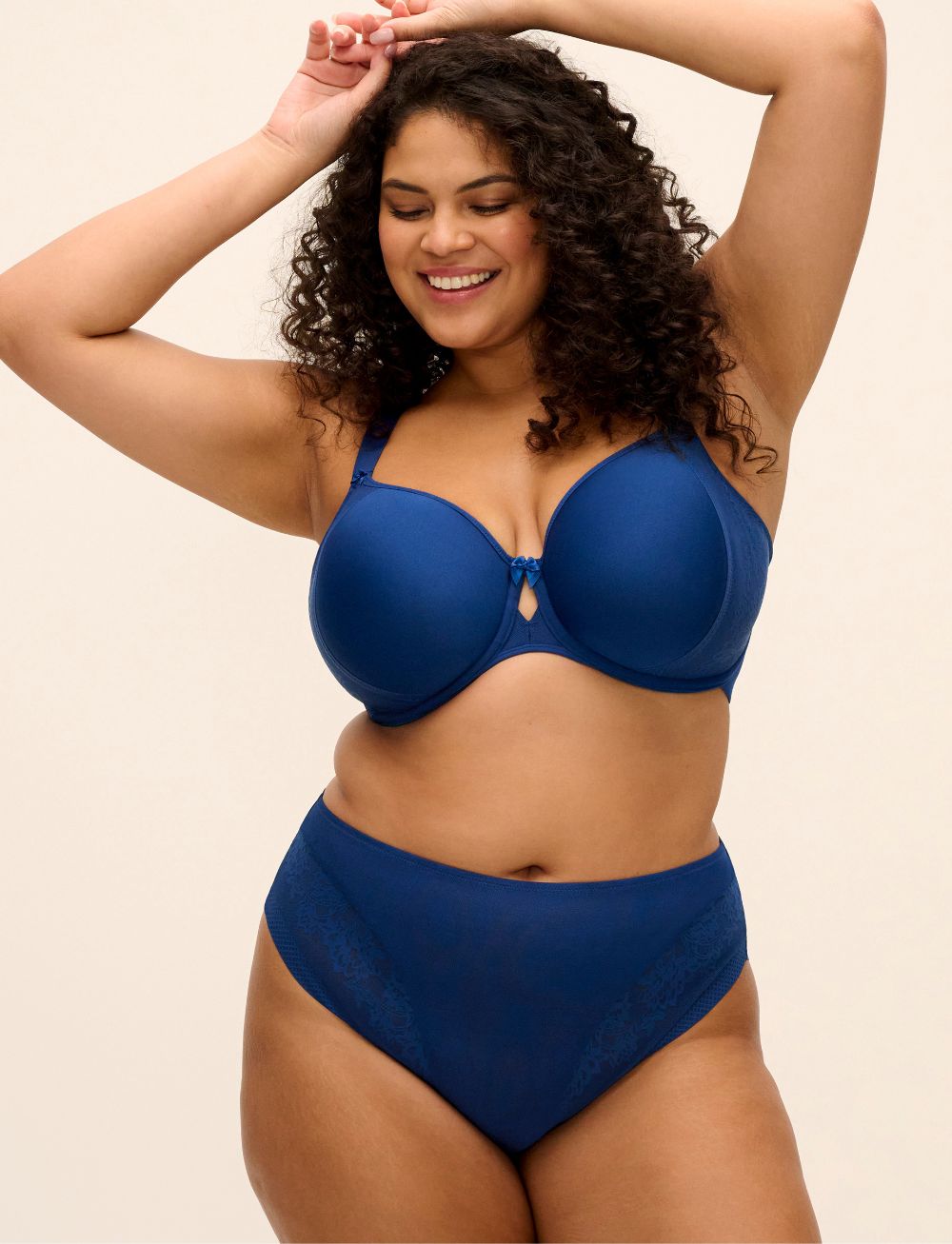 Elomi Nerina UW Moulded Spacer Bra French Navy