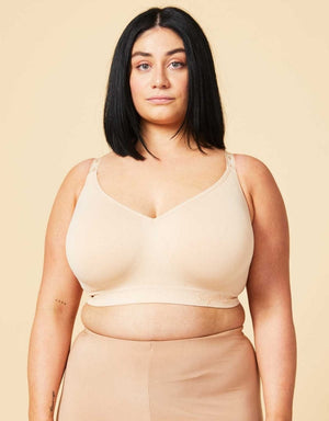 Sugar Candy Wirefree Sugar Candy Basic Bralette Beige