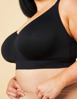 Sugar Candy Wirefree Sugar Candy Basic Bralette Black