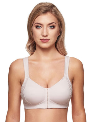 Susa Front Fastening Susa London Front Fastening Wirefree Bra Nude