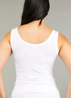 Tani Clothing - Basics - Top Tani Scoop Tank White