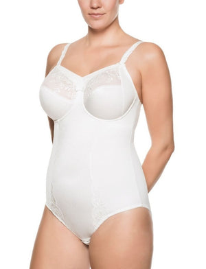 Ulla Body Ulla Ella Underwired Bodysuit with Panel Ecru