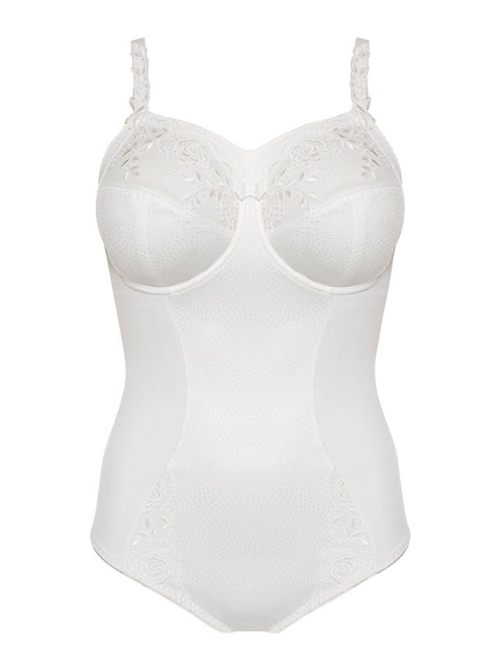 Ulla Body Ulla Ella Underwired Bodysuit with Panel Ecru
