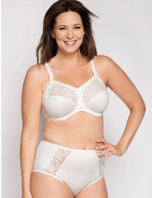 Ulla Bra - Luxe Ulla Ella Underwired Bra with Panel Ecru