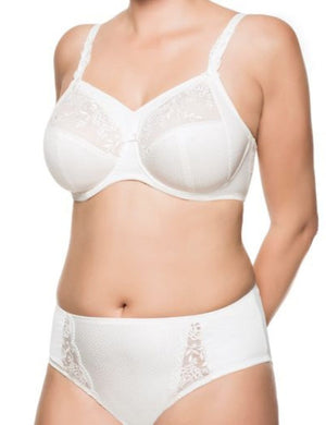 Ulla Bra - Luxe Ulla Ella Underwired Bra with Panel Ecru