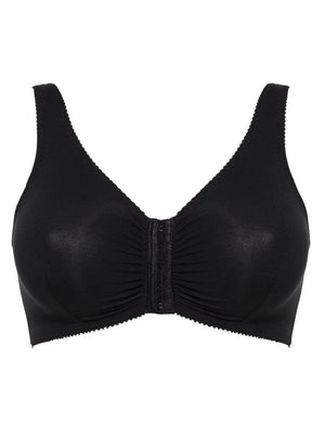 Ulla Front Fastening Ulla Front Clasp Wirefree Bra Black
