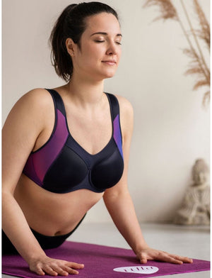 Ulla Sport - Bra - Underwired Ulla Sydney Underwire Sports Bra Navy Pink