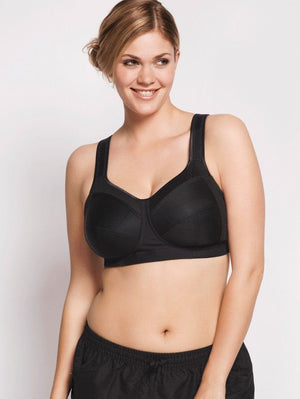 Ulla Sport - Bra - Wirefree Ulla Kate Wirefree Sports Bra Black